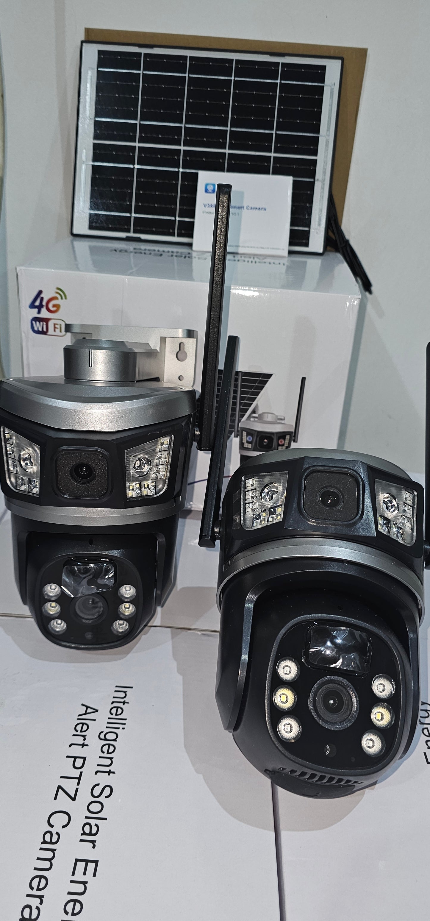 الكاميرا 4 جي لي تمشي بالطاقة الشمسية يعني تشحن نفسها بنفسها