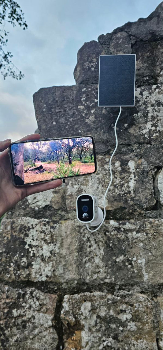 كاميرا 4G بالطاقة الشمسية تمشي بلا ويفي بلا تريستي 🔌