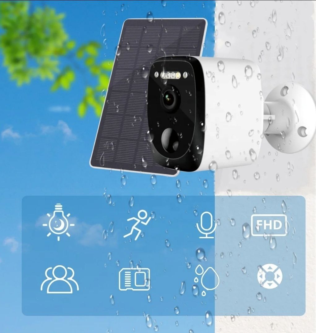 كاميرا 4G بالطاقة الشمسية تمشي بلا ويفي بلا تريستي 🔌