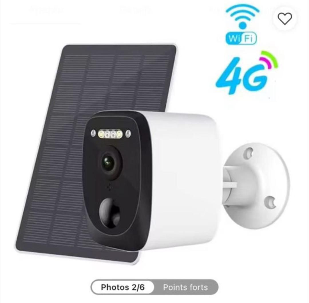 كاميرا 4G بالطاقة الشمسية تمشي بلا ويفي بلا تريستي 🔌